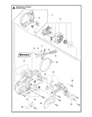 Husqvarna 455ERANCHERIITRIOBRAKE - Clutch Cover