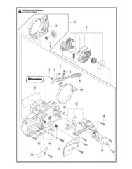 Husqvarna 455ETRIOBRAKE - Clutch Cover