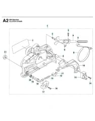 Husqvarna 455RANCHER - Clutch Cover