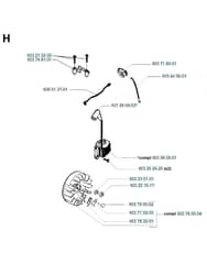 Husqvarna 45 - 2001-Current - Clutch & Oil Pump