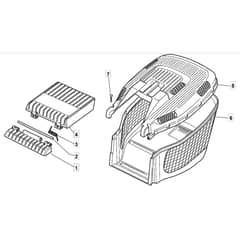 45 - 2005 - 299164743/MOU - Mountfield Rotary Mower Grass Bag Diagram