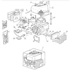 45 S - 2005 - 299264743/MOU - Mountfield Rotary Mower SV150 Engine Diagram