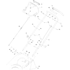Hayter Harrier 56 Autodrive VS - 574A (404000000 - 404999999) - Handlebar - Controls