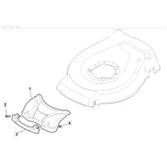 460 HP - 2010 - 299481223/M10 - Mountfield Rotary Mower Mask Diagram