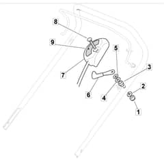 460 PD - 2008 - 294485023/CAI - Mountfield Rotary Mower Throttle Diagram