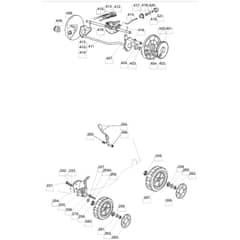 460 PD - 2006-2007 - 294485023/MO6 - Mountfield Rotary Mower Wheels Diagram
