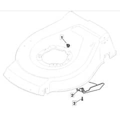 460 PD - 2010 - 299482223/M10 - Mountfield Rotary Mower Belt Protection Diagram