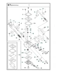 Husqvarna 460RANCHER - Carburetor Details
