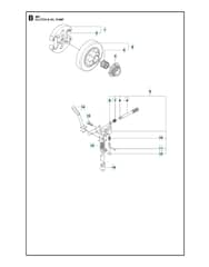 Husqvarna 460RANCHER - Clutch & Oil Pump