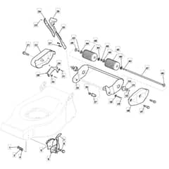 460R HP - 2010 - 294486023/M10 - Mountfield Rotary Mower Roller Assembly Diagram
