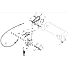 460R PD - 2010 - 294489023/M10 - Mountfield Rotary Mower Roller Diagram