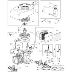 461 HP - 2010 - 299481243/M10 - Mountfield Rotary Mower Engine Diagram