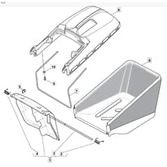 461R HP - 2007 - 294486043/MO7 - Mountfield Rotary Mower Grass Bag Diagram