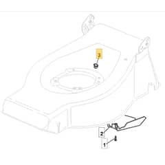 461R PD - 2007 - 294487043/MO7 - Mountfield Rotary Mower Belt Protection Diagram