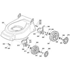 462 HP - 2007 - 294484033/CAL - Mountfield Rotary Mower Wheels Diagram