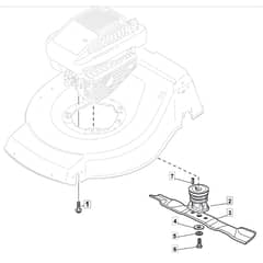 462 PD - 2010 - 299482238/M10 - Mountfield Rotary Mower Blade Diagram