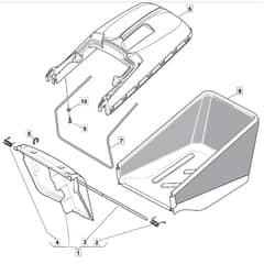 462R PD - 2007 - 294487033/MO7 - Mountfield Rotary Mower Grass Bag Diagram