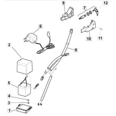 463 PD_ES - 2008 - 294485943/UM8 - Mountfield Rotary Mower Electric Start Diagram