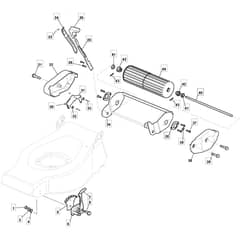463R PD_ES - 2007 - 294487543/MO7 - Mountfield Rotary Mower Roller Assembly Diagram