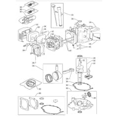 464 PD - 2008-2009 - 294485043/UM8 - Mountfield Rotary Mower WBE0701 Engine Diagram