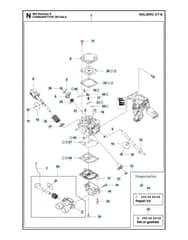 Husqvarna 465RANCHERII - Carburetor Details