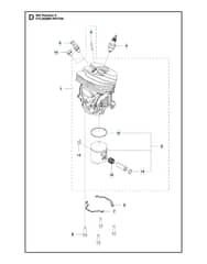 Husqvarna 465RANCHERII - Cylinder Piston