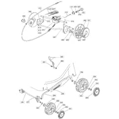 46 PD ES - 2004 - 23-3698-73 - Mountfield Rotary Mower Wheels Diagram