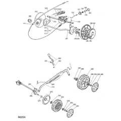 46 PD H - 2003 - 23-3603-72 - Mountfield Rotary Mower Wheels Diagram