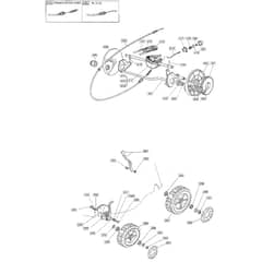 46 PD H - 2005 - 23-3603-74 - Mountfield Rotary Mower Wheels Diagram