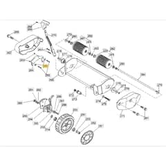 46 R HP - 2006 - 23-3334-75 - Mountfield Rotary Mower Wheels Diagram