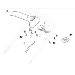 46 R PD ES - 2005 - 294885823/MOR - Mountfield Rotary Mower Dashboard Diagram