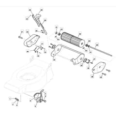 46 R PD ES - 2005 - 294885923/MOR - Mountfield Rotary Mower Roller Assembly Diagram