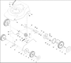 Hayter Osprey 46 60V - 613A (320000101 - 329999999) - Traction - Suspension - Hoc