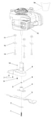 Hayter Osprey 46 - 610B (320000001 - 320999999) - Engine - Blade Assembly