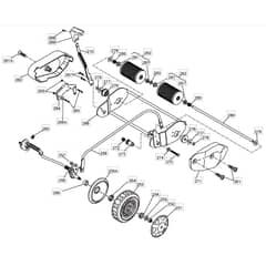 46R HP - 2003 - 23-3381-72 - Mountfield Rotary Mower Wheels Diagram