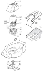 46R HP - 2005 - 294480673 - Mountfield Rotary Mower Blade Diagram