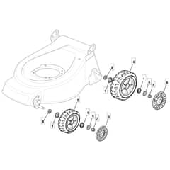 46R PD - 2004 - 294885123/MOR - Mountfield Rotary Mower Wheels Diagram