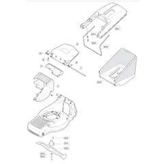 480R - 2005 - 12-5704-82 - Mountfield Rotary Mower Blade Diagram