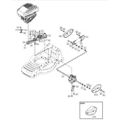 480R - 2004 - 12-5786-81 - Mountfield Rotary Mower Transmission Diagram