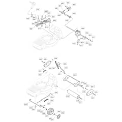 480R ES - 2006-2007 - 292505523/MOR - Mountfield Rotary Mower Wheels Diagram