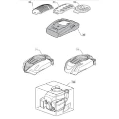 4810 PD BW - 2009 - 294487043/M09 - Mountfield Rotary Mower Engine - ST.WBE0701 Diagram