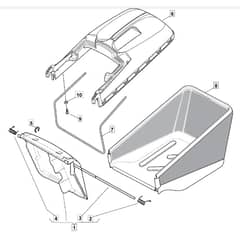 4810 R HP - 2008 - 294486043/M08 - Mountfield Rotary Mower Grass Bag Diagram