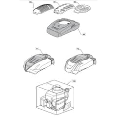481 PD 4S AVS - 2010 - 290503043/M10 - Mountfield Rotary Mower Engine - ST.WBE0701 Diagram