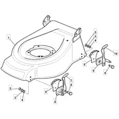 4820 HP - 2008 - 294484023/M08 - Mountfield Rotary Mower Deck Diagram