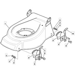 4820 HP - 2009 - 294484023/M09 - Mountfield Rotary Mower Deck Diagram