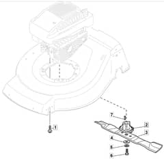 4820 HP - 2014-2022 - 299481123/MTF - Mountfield Rotary Mower Blade Diagram