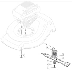 4820 PD - 2012 - 299482123/MTF - Mountfield Rotary Mower Blade Diagram