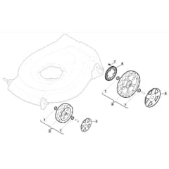 4820 PD BW - 2014-2019 - 299486123/MTF - Mountfield Rotary Mower Wheels Diagram