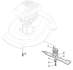 4820 PD BW EL 4S - 2015 - 299487523/MTF - Mountfield Rotary Mower Blade Diagram