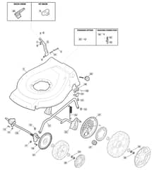 4820 PD BW EL 4S - 2015 - 299487523/MTF - Mountfield Rotary Mower Height Adjusting Diagram